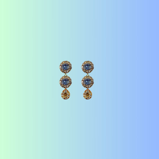 Multi Stone Stud-Handmade Lac Pure Lakh Earring Pack Of-2 (sku-ear500)