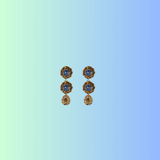 Multi Stone Stud-Handmade Lac Pure Lakh Earring Pack Of-2 (sku-ear501)