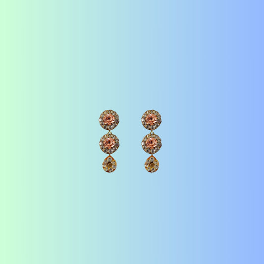 Multi Stone Stud-Handmade Lac Pure Lakh Earring Pack Of-2 (sku-ear502)