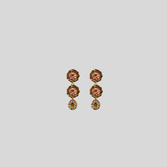 Multi Stone Stud-Handmade Lac Pure Lakh Earring Pack Of-2 (sku-ear503)