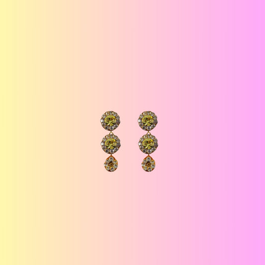 Multi Stone Stud-Handmade Lac Pure Lakh Earring Pack Of-2 (sku-ear504)