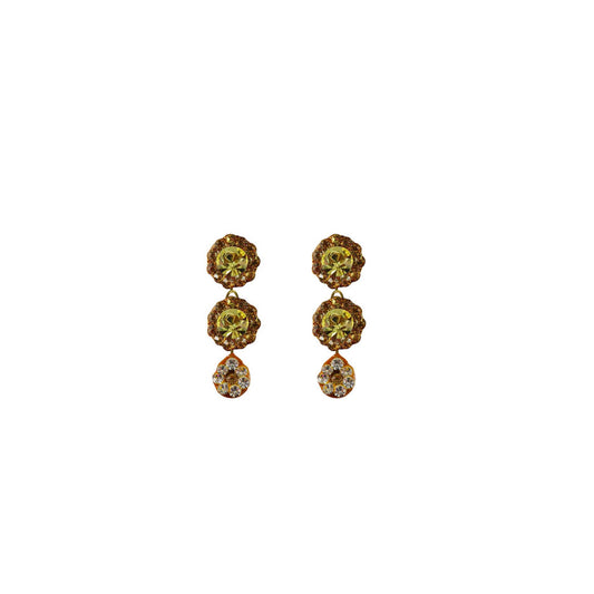 Multi Stone Stud-Handmade Lac Pure Lakh Earring Pack Of-2 (sku-ear505)