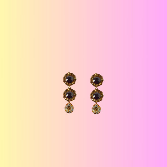 Multi Stone Stud-Handmade Lac Pure Lakh Earring Pack Of-2 (sku-ear507)