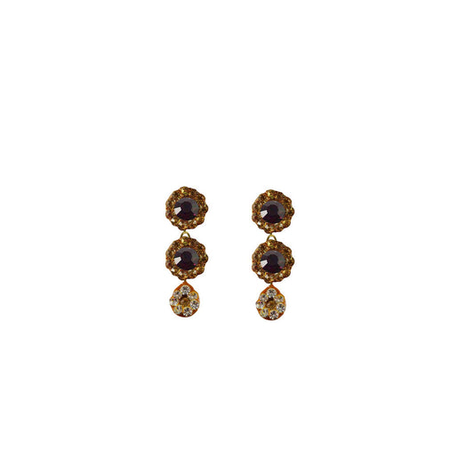 Multi Stone Stud-Handmade Lac Pure Lakh Earring Pack Of-2 (sku-ear507)