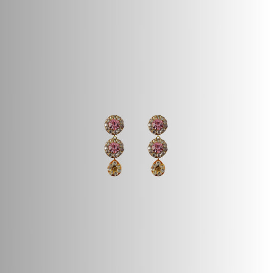 Multi Stone Stud-Handmade Lac Pure Lakh Earring Pack Of-2 (sku-ear508)