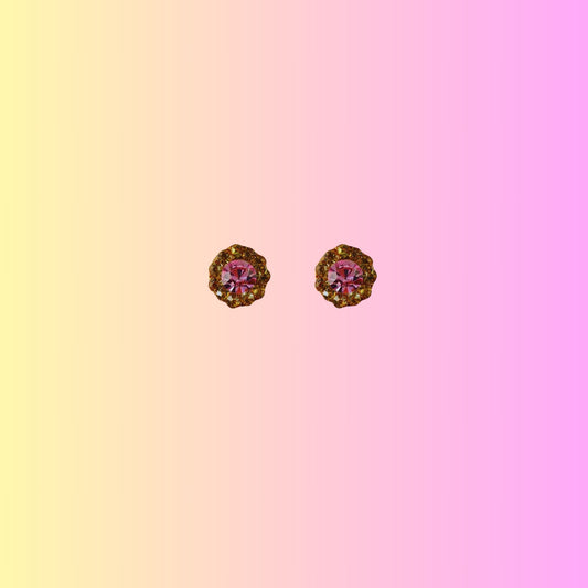 Multi Stone Stud-Handmade Lac Pure Lakh Tops Pack Of-2 (sku-ear545)