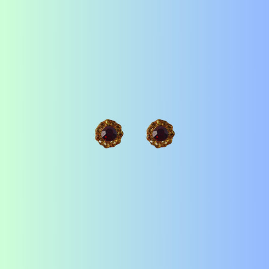 Multi Stone Stud-Handmade Lac Pure Lakh Tops Pack Of-2 (sku-ear547)