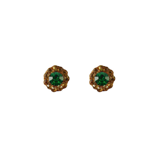 Multi Stone Stud-Handmade Lac Pure Lakh Tops Pack Of-2 (sku-ear548)