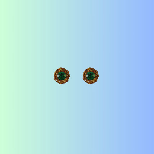 Multi Stone Stud-Handmade Lac Pure Lakh Tops Pack Of-2 (sku-ear548)