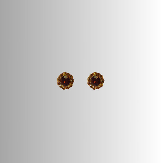 Multi Stone Stud-Handmade Lac Pure Lakh Tops Pack Of-2 (sku-ear549)