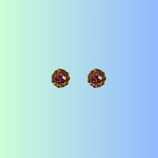 Multi Stone Stud-Handmade Lac Pure Lakh Tops Pack Of-2 (sku-ear553)