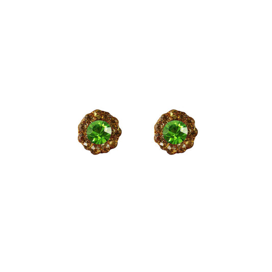 Multi Stone Stud-Handmade Lac Pure Lakh Tops Pack Of-2 (sku-ear554)