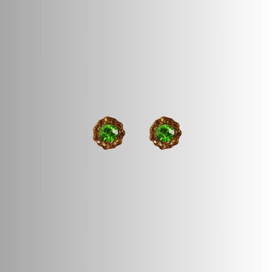 Multi Stone Stud-Handmade Lac Pure Lakh Tops Pack Of-2 (sku-ear554)
