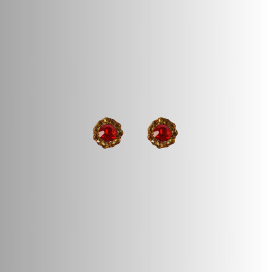 Multi Stone Stud-Handmade Lac Pure Lakh Tops Pack Of-2 (sku-ear555)