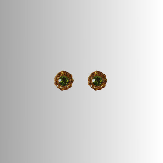 Multi Stone Stud-Handmade Lac Pure Lakh Tops Pack Of-2 (sku-ear556)