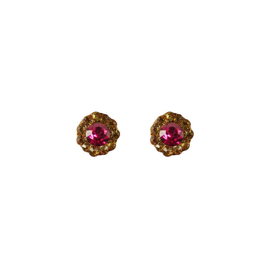 Multi Stone Stud-Handmade Lac Pure Lakh Tops Pack Of-2 (sku-ear557)