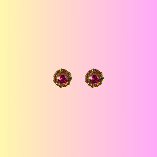 Multi Stone Stud-Handmade Lac Pure Lakh Tops Pack Of-2 (sku-ear557)