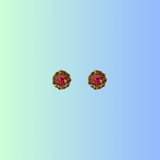 Multi Stone Stud-Handmade Lac Pure Lakh Tops Pack Of-2 (sku-ear558)