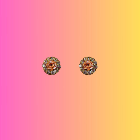 Multi Stone Stud-Handmade Lac Pure Lakh Tops Pack Of-2 (sku-ear564)