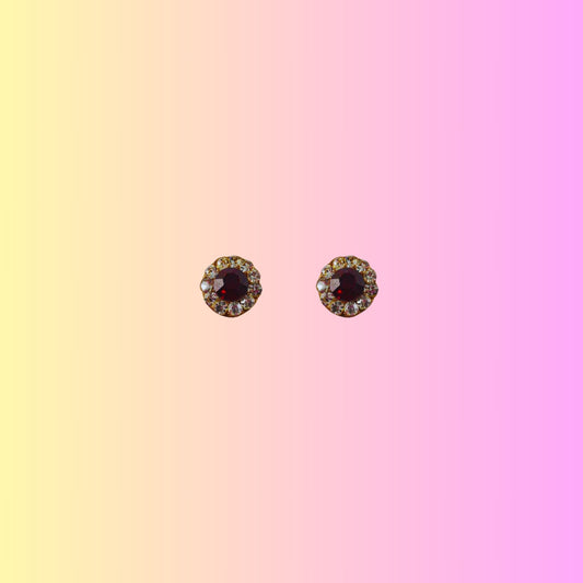 Multi Stone Stud-Handmade Lac Pure Lakh Tops Pack Of-2 (sku-ear569)