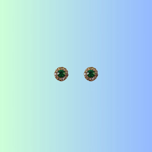 Multi Stone Stud-Handmade Lac Pure Lakh Tops Pack Of-2 (sku-ear570)