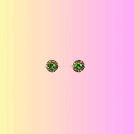 Multi Stone Stud-Handmade Lac Pure Lakh Tops Pack Of-2 (sku-ear576)