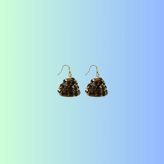Multi Stone Stud-Handmade Lac Pure Lakh Jhumki Pack Of-2 (sku-ear624)