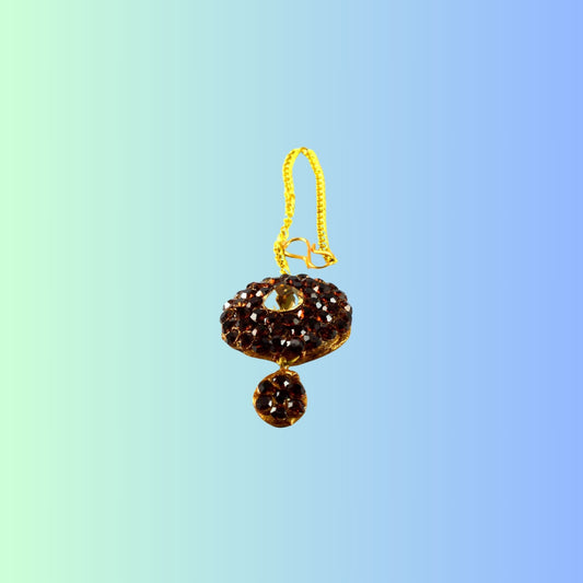 Multi Stone Stud-Handmade  Pure Lakh Mang Tika Pack Of-1 (sku-man177)