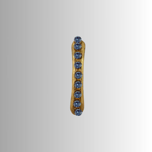 Golden Stone Stud-Gold Platted Brass Bakal Pack Of-1 (sku-man398)