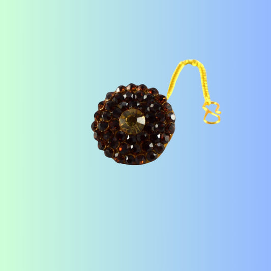 Multi Stone Stud-Handmade  Pure Lakh Borla Pack of-1 (sku-man54)