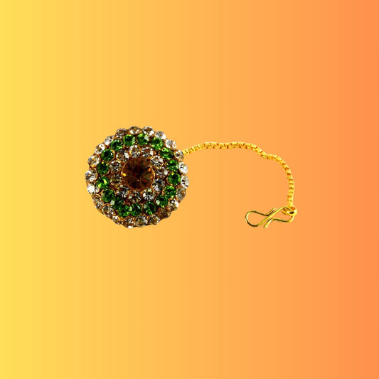 Multi Stone Stud-Handmade  Pure Lakh Borla Pack of-1 (sku-man60)