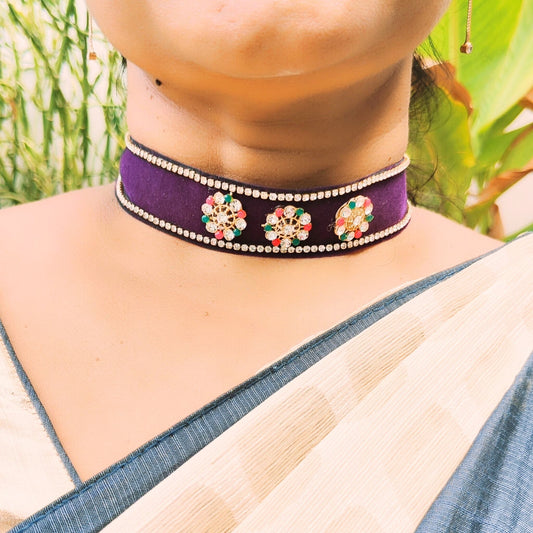 Kunden Stud  velvet Palpal Kanthi (sku-necs6451)
