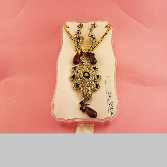 Stone Stud Necklace sku-ret162