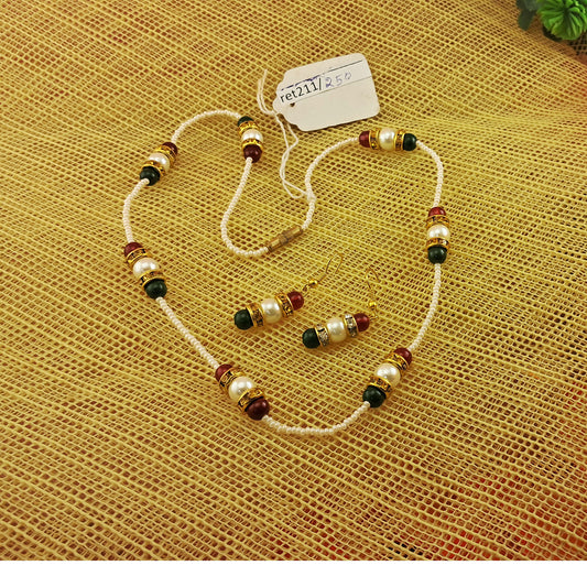 Moti Mala size-16 inch sku-ret211