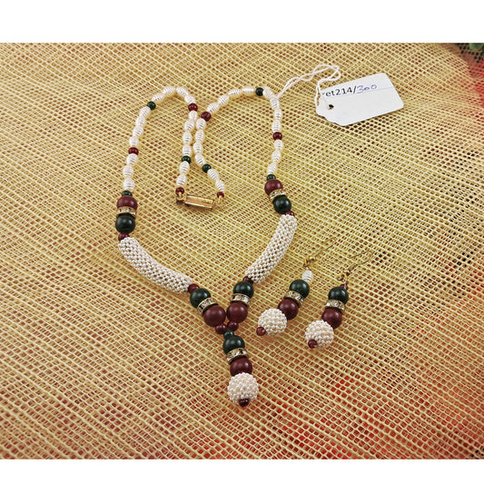 Moti Mala size-16 inch sku-ret214