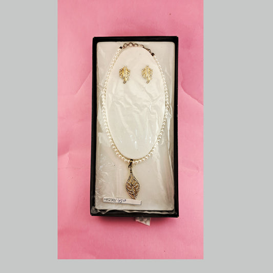 Brass Moti Pendants set size 12 inch ret230