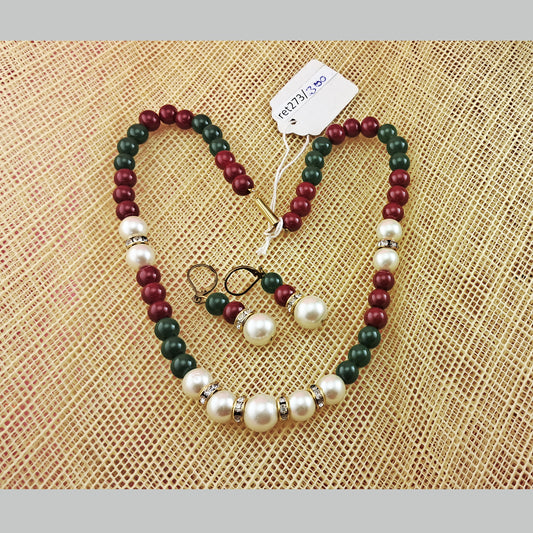 Moti Mala Size-16 inch sku-ret273