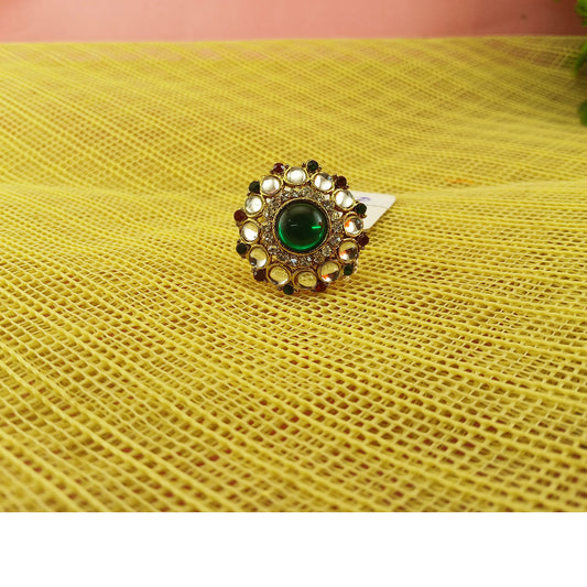 Brass Ring Size-Free Sku-ret330
