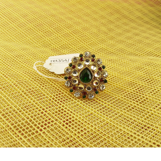 Brass Ring Size-Free Sku-ret354